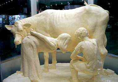 Butter sculpture