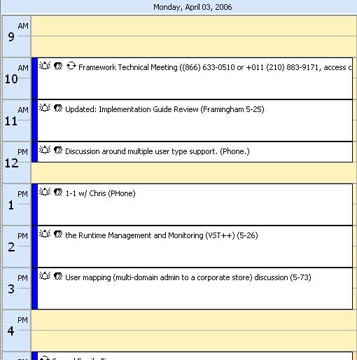 Schedule