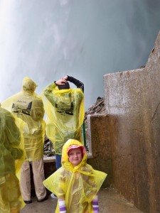 Little girl, big falls