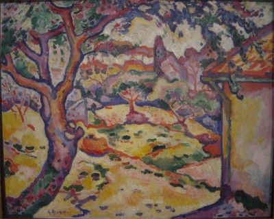 "L'olivier pres de l'Estaque" (Olive Tree near Estaque) by Georges Braque 